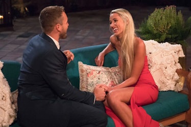 The Bachelor Colton Underwood and Heather Martin chat on Season 23