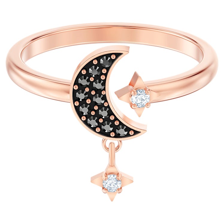 Swarovski Symbolic Moon Motif Ring