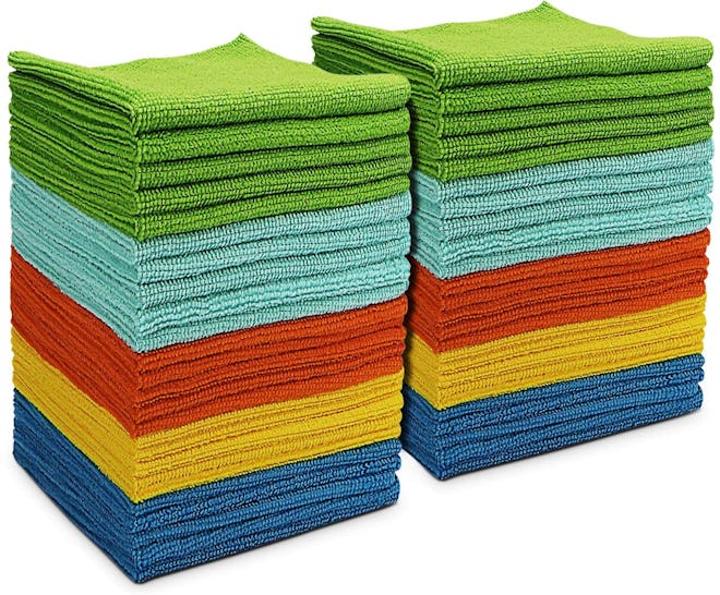 AIDEA Microfiber Cleaning Cloths (Pack of 50)