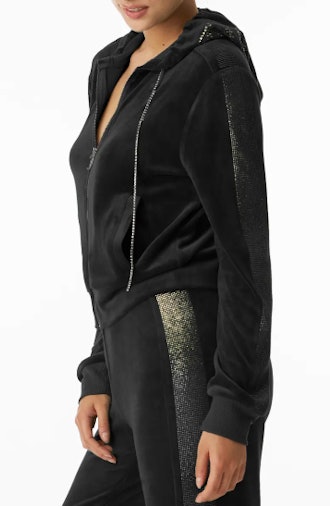 Juicy Couture Anniversary Velour Hooded Zip Track Jacket