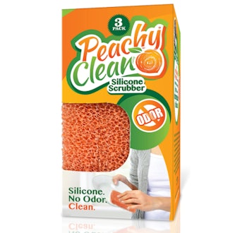 Peachy Clean Silicone Dish Scrubber (3-Pack)