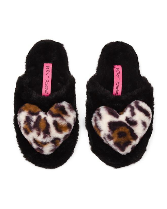 Betsey Johnson Heart Slippers