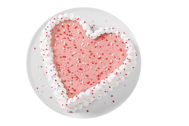Dairy Queen's Valentine's Day treats feature a red velvet cake.