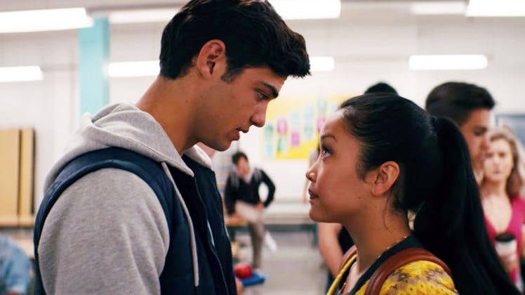 To All The Boys I've Loved Before: Peter & Lara Jean in Cafeteria