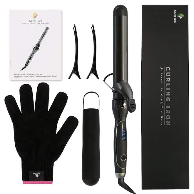 MiroPure Tourmaline Ceramic Curling Iron, 1.25 inch