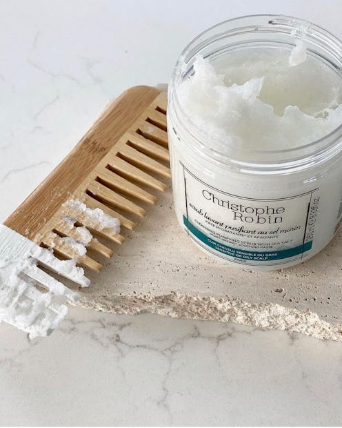 Christopher Robin's scalp scrub.