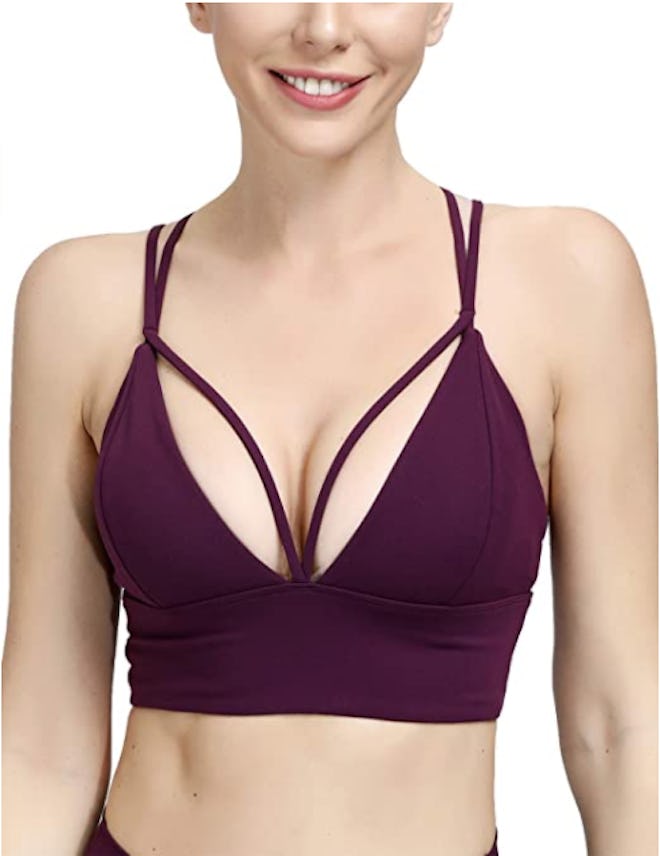 MotoRun Women’s Push-Up Padded Sports Bra