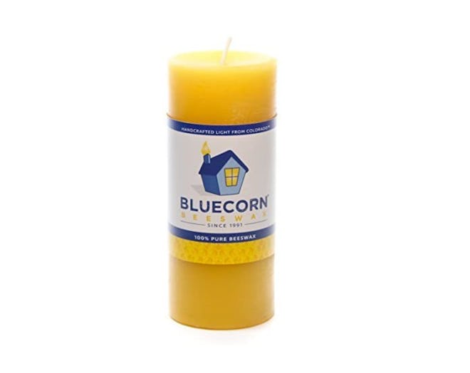 Bluecorn Beeswax 100% Pure Raw Beeswax Pillar