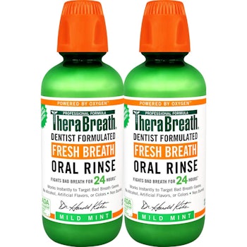 TheraBreath Mild Mint Oral Rinse (2 Pack)