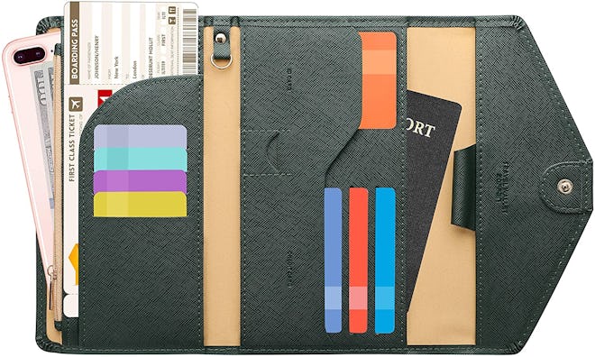 Zoppen RFID-Blocking Trifold Travel Wallet