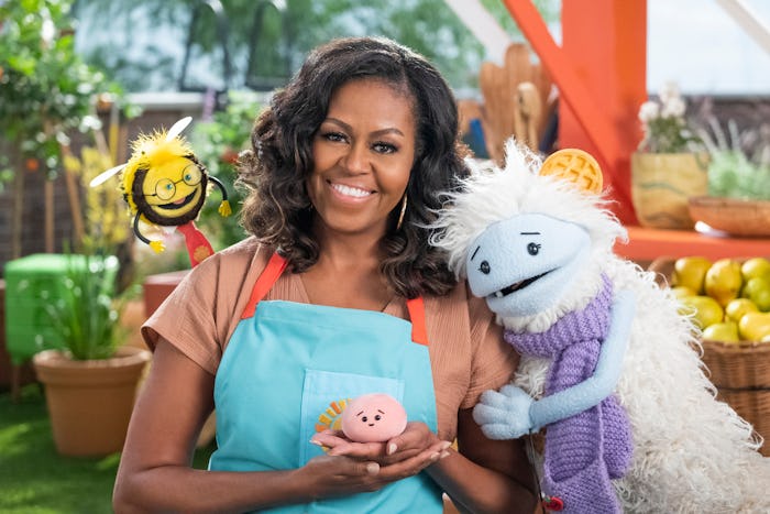 Michelle Obama's children's show, 'Waffles + Mochi' premieres on March 16.