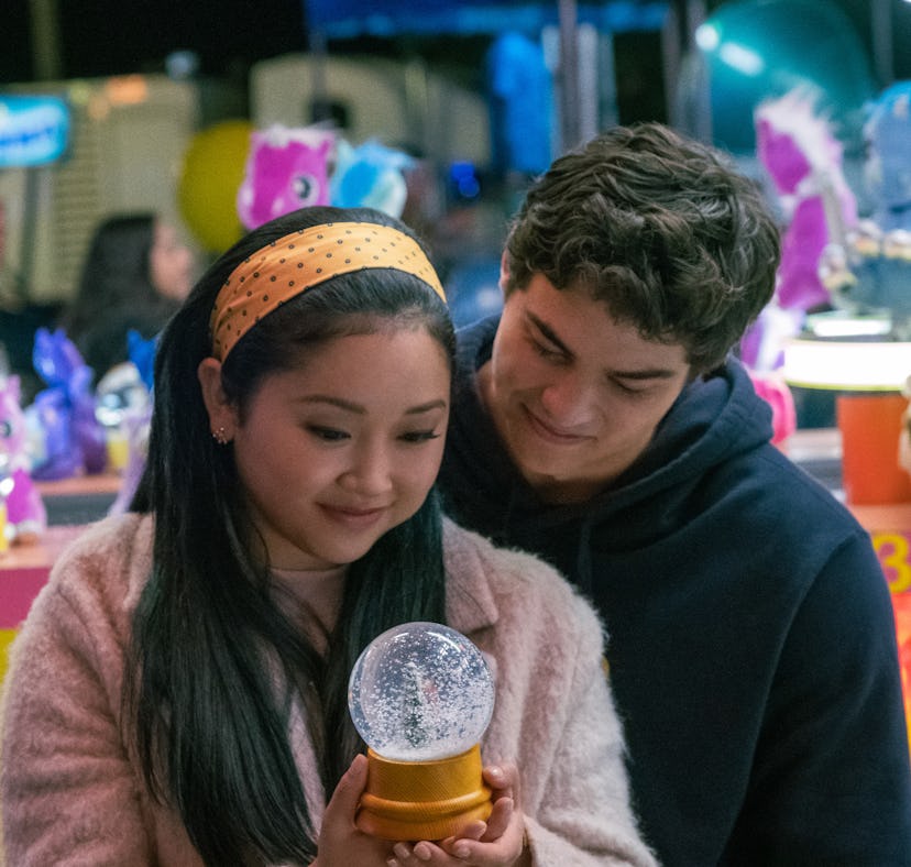 Lana Condor as Lara Jean and Noah Centineo as Peter in To All the Boys: Always and Forever.