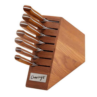 The Essential 8-Piece Slim Knife Block