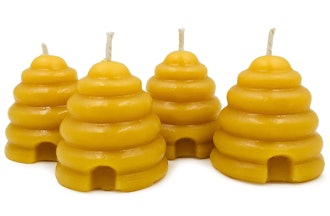 Natural Beehive Candle Votives (4-Pack) 