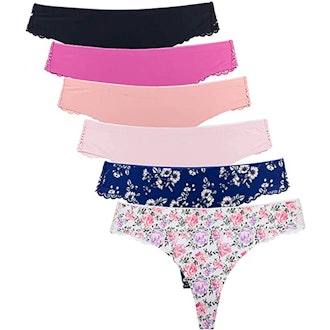  Pack, ComfortFlex Fit Panties, Seamless Underwear For Women,  6-Pack, Assorted Colors, Small