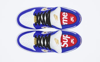 Supreme s star studded Nike SB Dunk Low sneaker finally drops this