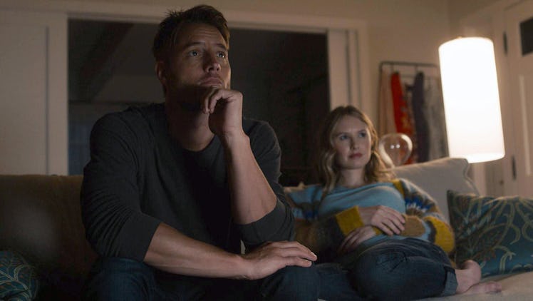 Justin Hartley as Kevin, Caitlin Thompson as Madison in This Is Us