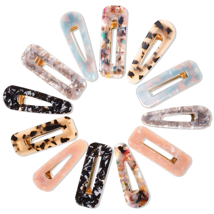 Cridoz Resin Hair Clips (12-Pieces)