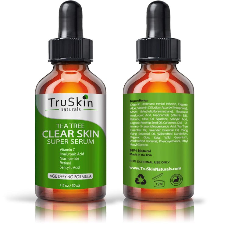 TruSkin Tea Tree Clear Skin Serum with Vitamin C, Salicylic Acid & Retinol