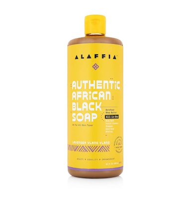 Alaffia Authentic African Black Soap in Lavender Ylang Ylang