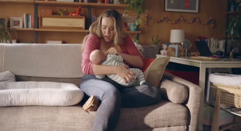Golden Globes breastfeeding ad showed a realistic case for breast care for nursing moms.