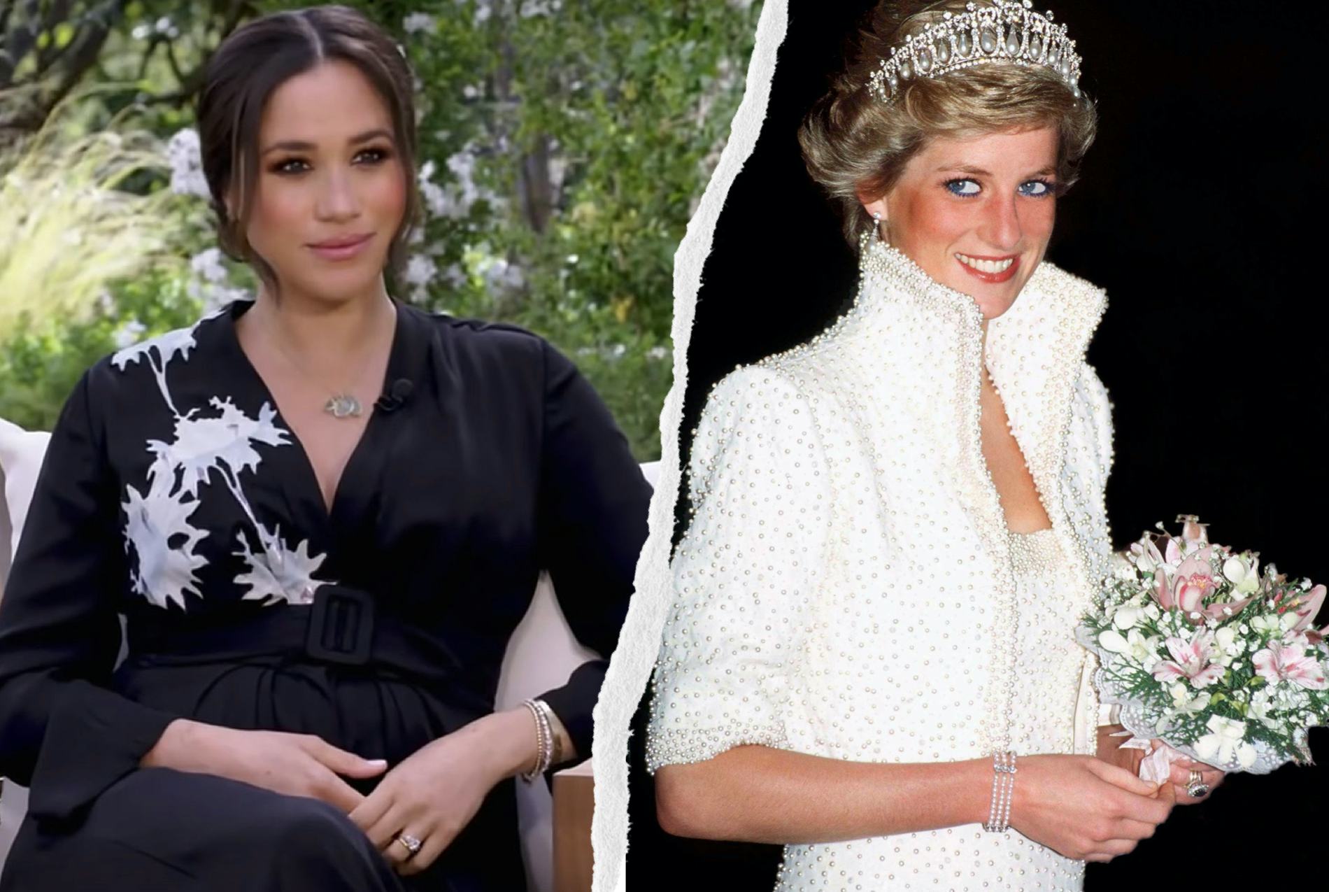 meghan markle dress oprah interview