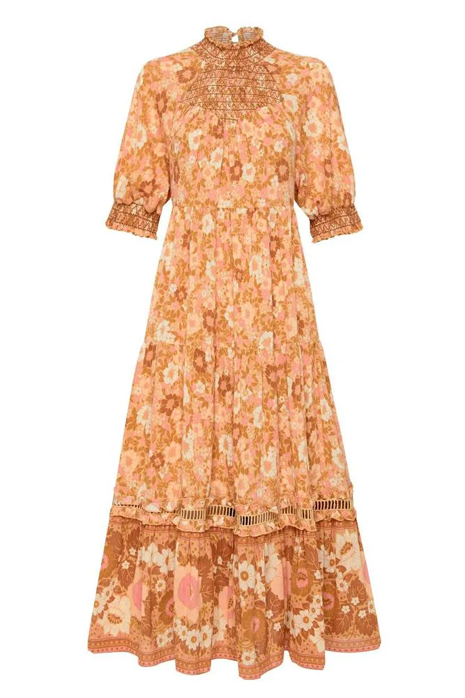 gucci orange sequin dress Salma Hayek Sparkles in Gucci Dress for Oscars 2023 Red Carpet