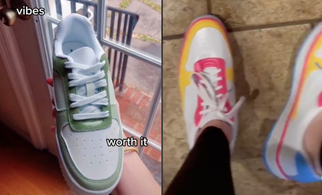 TikTokers Transform $15 Walmart Sneakers With Paint, Videos