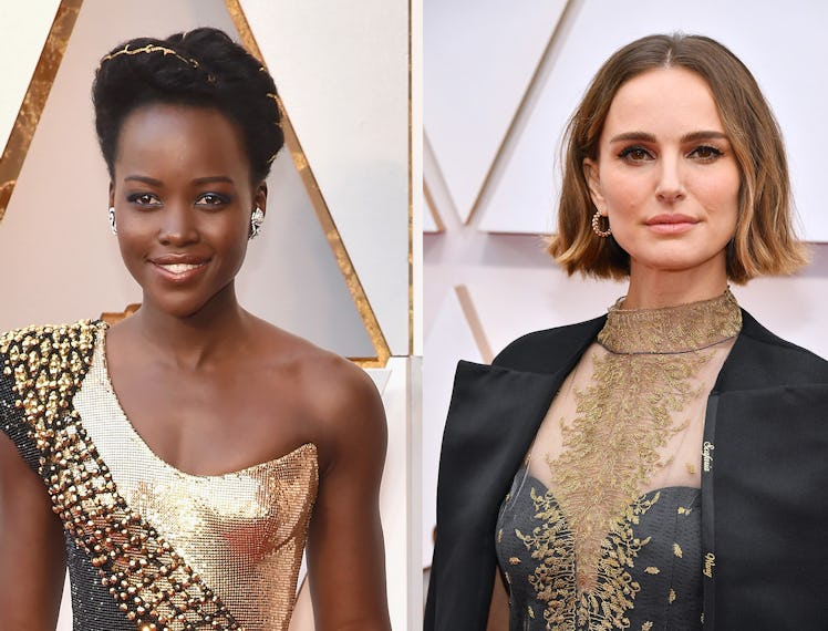 Lupita Nyong'o and Natalie Portman