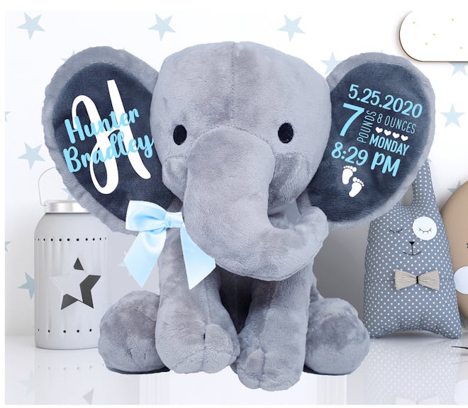 Personalized Elephant Stuffed Animal