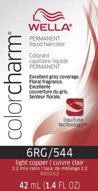 Light Copper Color Charm Liquid Permanent Hair Color