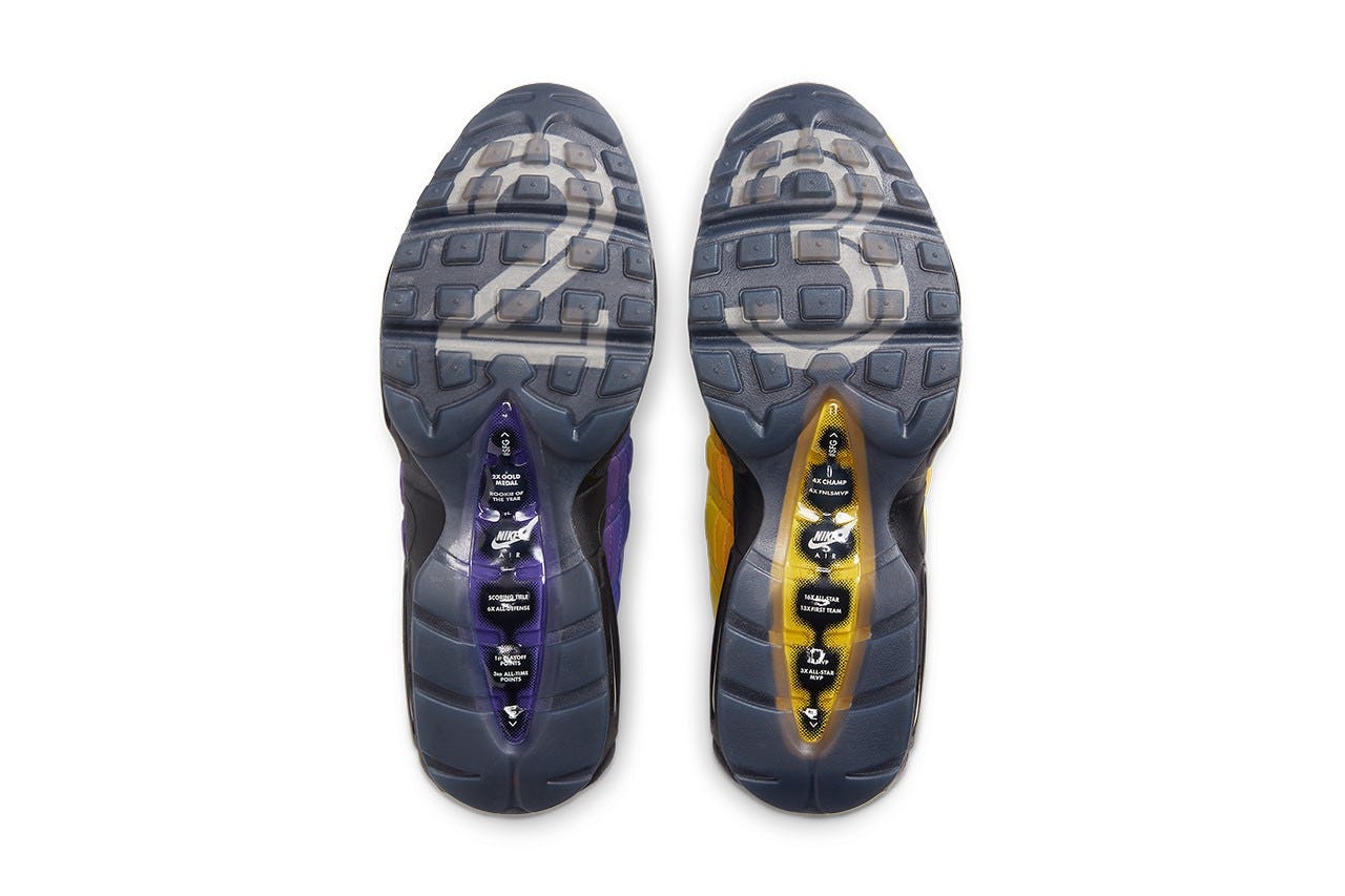 lebron air max lakers