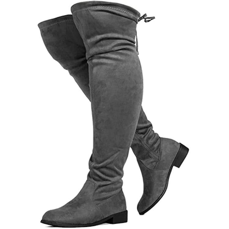 RF ROOM OF FASHION Wide Calf Stretchy Over-The-Knee Boots