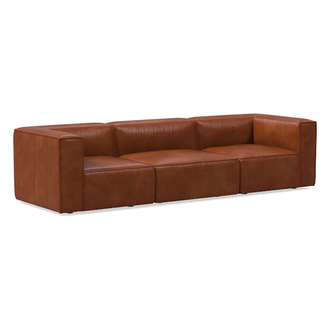 Remi Leather 3-Piece Sofa