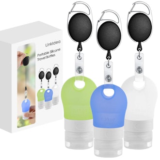 Linkidea Portable Silicone Travel Bottles Set (3-Pack)