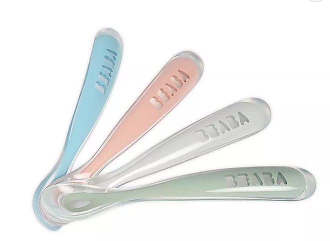 First Foods Baby Silicone Spoons Set