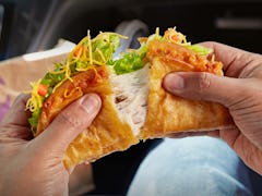 Taco Bell's Quesalupa for 2021 features twice the cheese as the original.