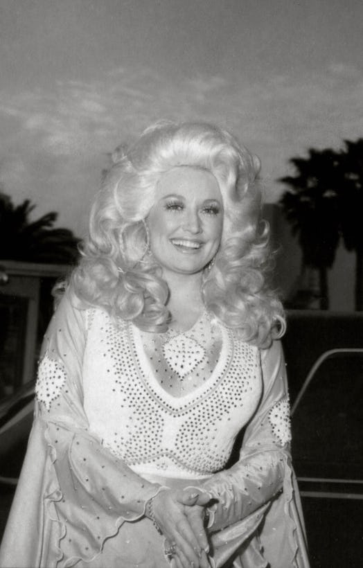 Young Dolly Patron at 1977 Grammy Awards