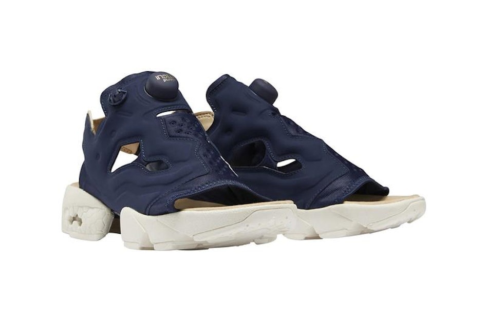 Reebok its puffy Instapump into the ultimate sandal