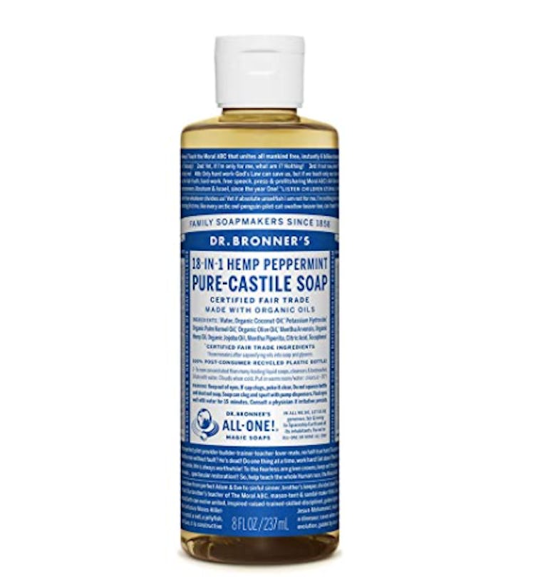 Dr. Bronner’s Pure Castile Soap, Hemp Peppermint, 8 oz.