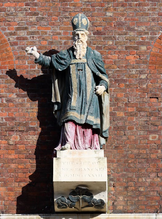 Statue of St. Patrick at St. Patrick's cathedral