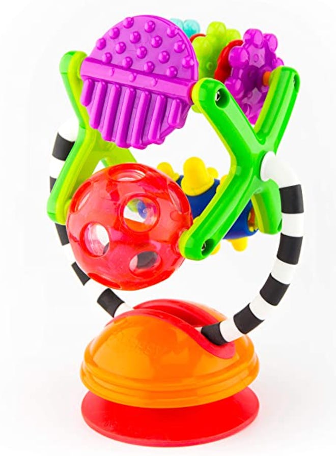 Teethe & Twirl Sensation Station 2-in-1 Suction Cup High Chair Toy