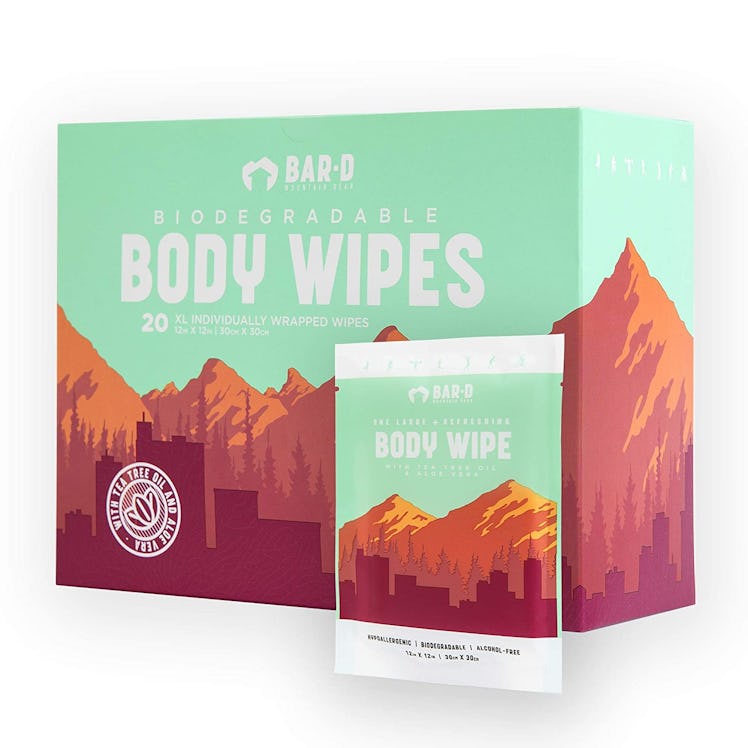 Bar-D Cleansing Face & Body Wipes (20 wipes)
