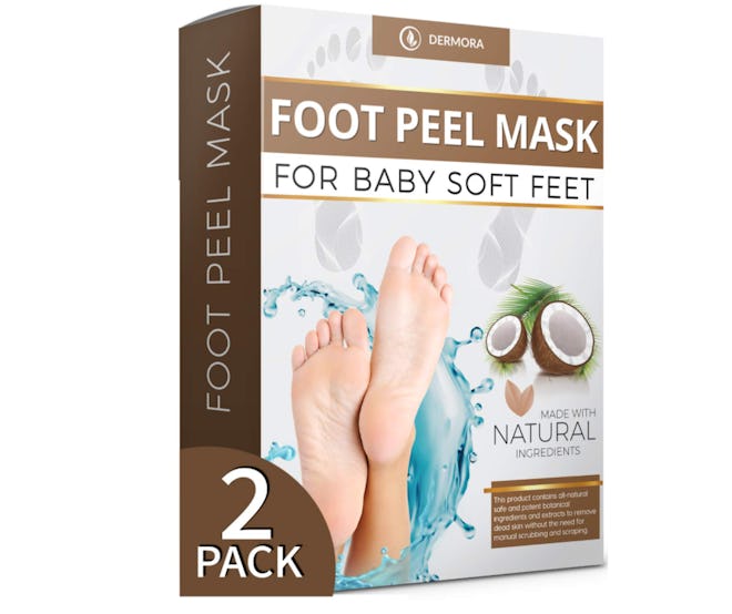DERMORA Coconut Foot Peel Mask (2-Pack)