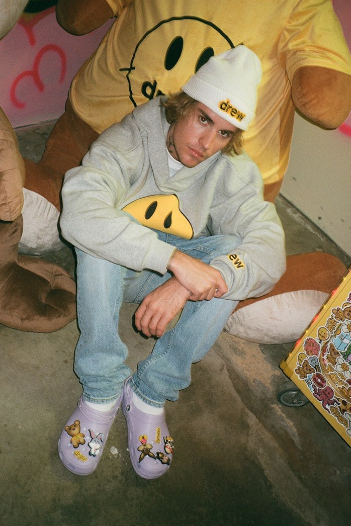 Justin Bieber Lavender Crocs