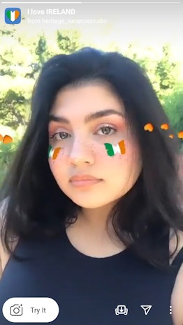 These Instagram filters for St. Patrick’s Day 2021 include Irish flags and freckles.