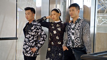 Kane Lim, Jaime Xie, and Kevin Kreider in Episode 8 “Will You Marry Me?” of 'Bling Empire' Season 1