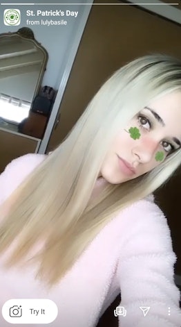  These Instagram filters for St. Patrick’s Day 2021 include so shamrock freckles.