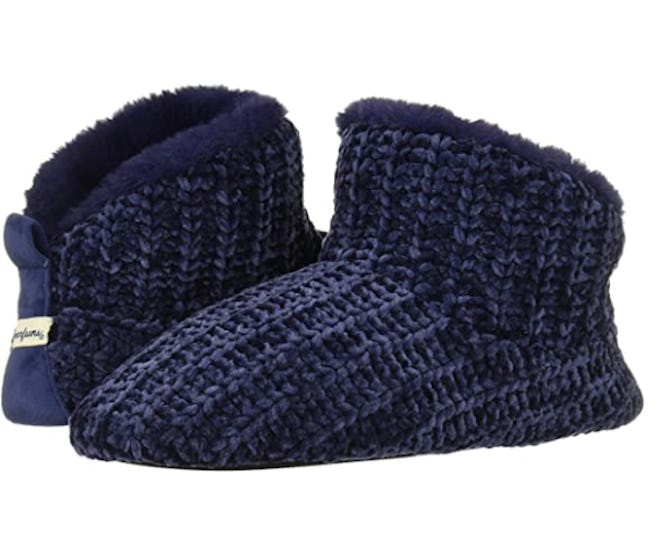 Dearfoams Chenille Bootie Slippers