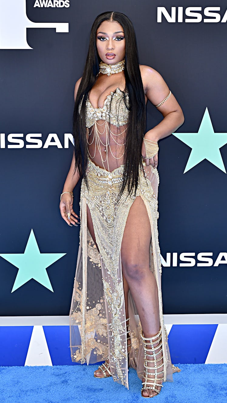 Megan Thee Stallion attends the 2019 BET Awards on June 23, 2019 in Los Angeles, California. 